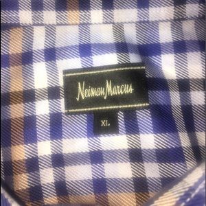 Neiman Marcus plaid shirt